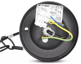 Kültéri csillár láncon 1xE27/40W/230V IP44 fekete