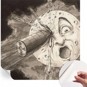 Design fali fotótapéta öntapadós űr ütközés 250x250 cm