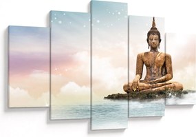 Kép - Buddha vigyáz a földre (150x105 cm)