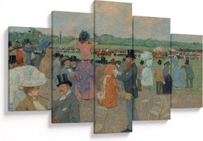 Kép - Jean-Louis Forain, The Races at Longchamp, reprodukciók (150x105 cm)