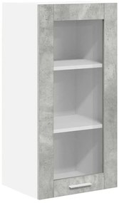 Függő szekrény Riga 2 pcs Beton Szürke 40 x 31 x 80 cm Faanyag