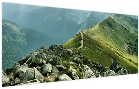 Kép - Hegyi táj (120x50 cm)