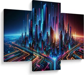 Kép - A jövő városa (90x60 cm)