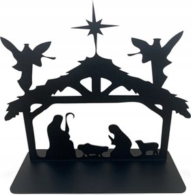 Betlehem Karácsonyi Asztaldísz Fém Loft Elegáns