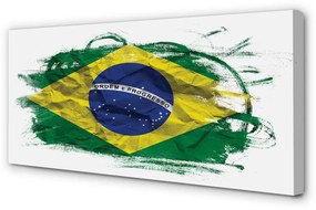 Canvas képek zászló Brazília 100x50 cm