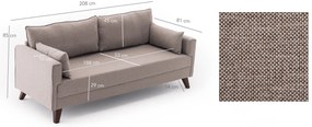 Széthúzható kanapé  Bellina (bézs). 1063004