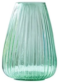 Kusintha zöld üveg váza, magasság 22 cm - Bitz