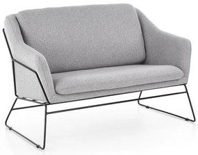 Világosszürke relax kétszemélyes fotel HAMAR 2 XL