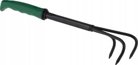 Kerti karmok, kis kerti gereblye 7x6x35 cm gyomokhoz, levelekhez