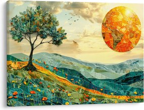 Kép - Tájkép illusztráció (70x50 cm)