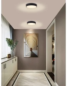 Immax NEO 07201L-LED dimmelhető mennyezeti lámpa RONDATE 28W/230V fekete Tuya+DO