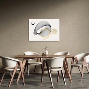 Üveg kép - Geometriai formák N⁰3 (70x50 cm)