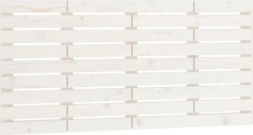 vidaXL fehér tömör fenyőfa fali fejtámla 126 x 3 x 63 cm