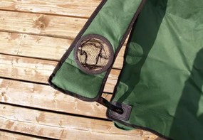 DIVERO Kempingszék szett 2 db zöld 120 kg