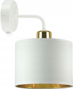 Fali lámpa Lámpabúra Fehér Arany E27 Led