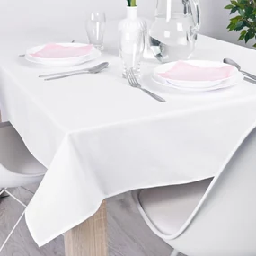 EMI Classic fehér pamut asztalterítő 140x180 cm