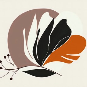 Poszter 100x100cm Növényi elegancia