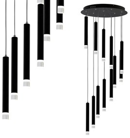 Milagro CARBON ML6161 Függőlámpa 12W LED 4000K 840LM IP20