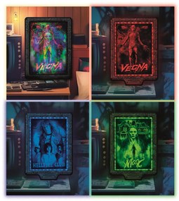 Stranger Things Vecna&#039;s Curse 520 db-os puzzle LED-es keretben Clementoni