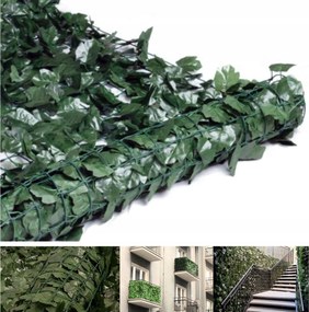 Mesterséges Sövény Borostyán Erkélyvédő Terasz Kerítés 1x3m Gyártó