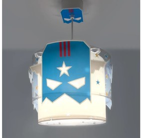 Dalber 61812 - Gyerek csillár KÉK HERO 1xE27/15W/230V