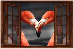 Poszterek 120x80 Szerelmes pelikánok