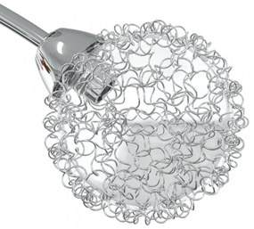 mennyezeti lámpa dróthálós burákkal 4 db G9 LED-lámpával