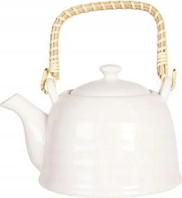 Fehér porcelán teáskanna 800 ml
