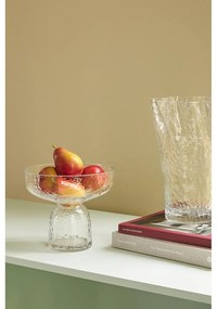 Üveg váza (magasság 30 cm) Ruffle – Hübsch