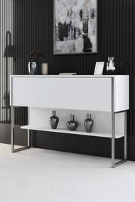 Komód Luxe - Silver, White