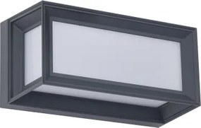 Brilagi - PARKER LED kültéri fali lámpatest érzékelővel, 12W/230V, antracit, IP44