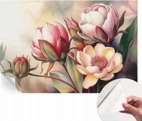 Dekoratív öntapadós fotótapéta irodába Virágcsokor 104x70 cm