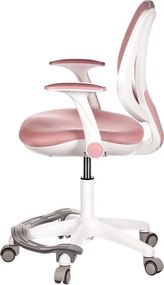 Gyermek szék, magasságállítható, rózsaszín hálós, KA-C806 PINK