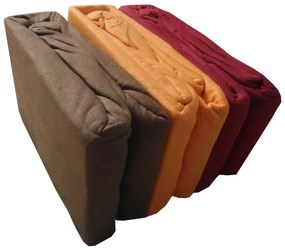 Letisa Pamut Gumis Lepedő 200x220 cm Barna