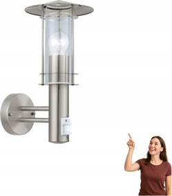 Kültéri fali lámpa Lisio 30185 érzékelővel Eglo