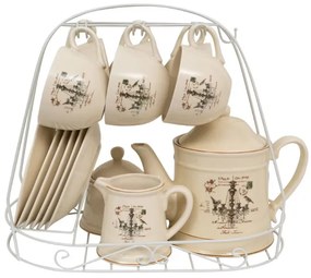 Vintage reggeliző szett