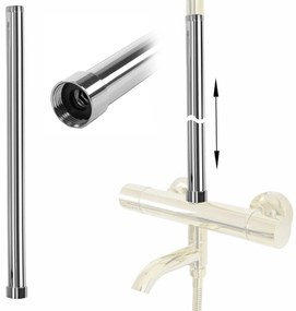 Hosszabbító kád-zuhany szetthez CHROM 50cm