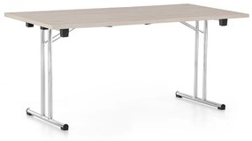 Összecsukható asztal 160 x 80 cm, tölgy