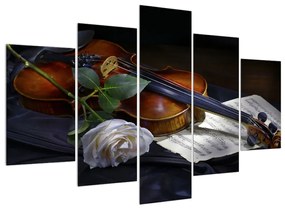 Rózsa és a hegedű képe (150x105 cm)