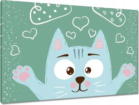 Våszonkép 90x60 Cica