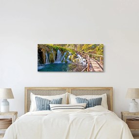 Kép - Bejárat a vízesésekhez (120x50 cm)