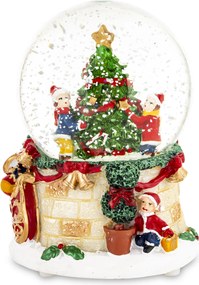 Gömb Zenedoboz Karácsonyi Mese Színes Karácsonyi Üveg Dekoráció