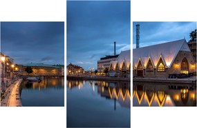 Vízcsatorna képe - Göteborg (90x60 cm)