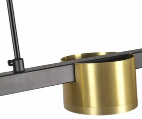 LED Csillár zsinóron MIRELLA 4xGX53/6W/230V arany/fekete