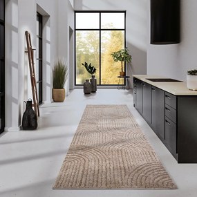 Bézs futószőnyeg 80x240 cm Chappe Beige – Elle Decoration