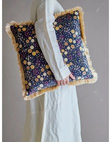 Pamutkeverék díszpárna 45x45 cm Eydis – Bloomingville