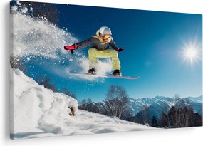 Kép - Snowboardos (90x60 cm)