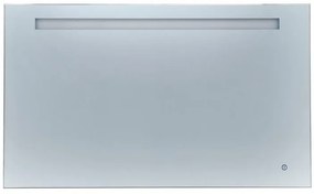 TMP LUX Touch fürdőszobai tükör - LED világítással - érintő kapcsolóval - 100 x 70 cm