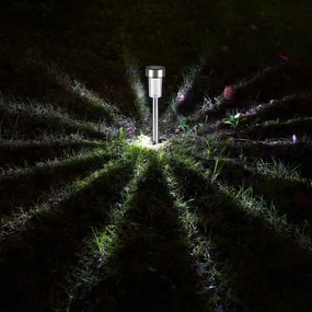 Deuba 8 LED-es napelemes lámpa készlet - fehér