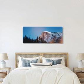 Kép - Éjszakai hegycsúcs (120x50 cm)